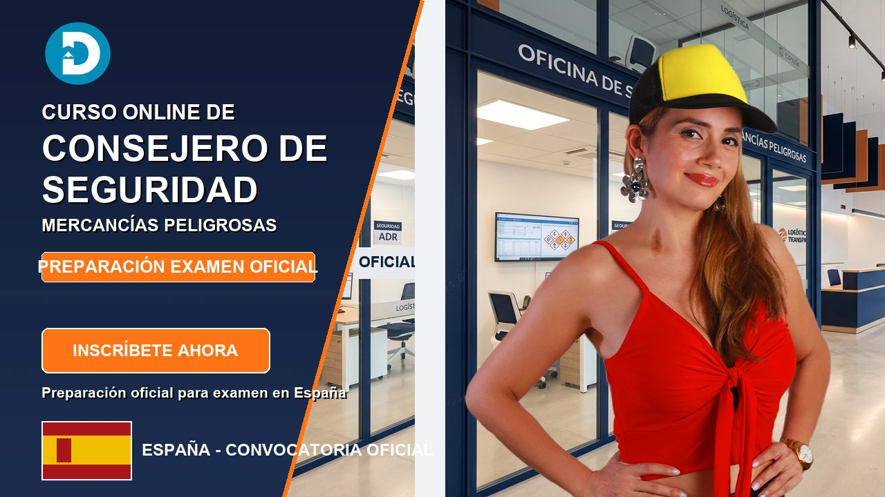 Cursos-de-consejero-de-seguridad_espana_v1.webp Curso de Consejero de Seguridad en España - Preparación examen oficial con Marce Rodríguez